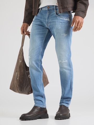 REPLAY Slimfit Jeansy 'ANBASS' w kolorze niebieski: przód