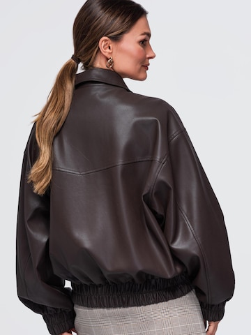 Ombre Přechodná bunda – hnědá