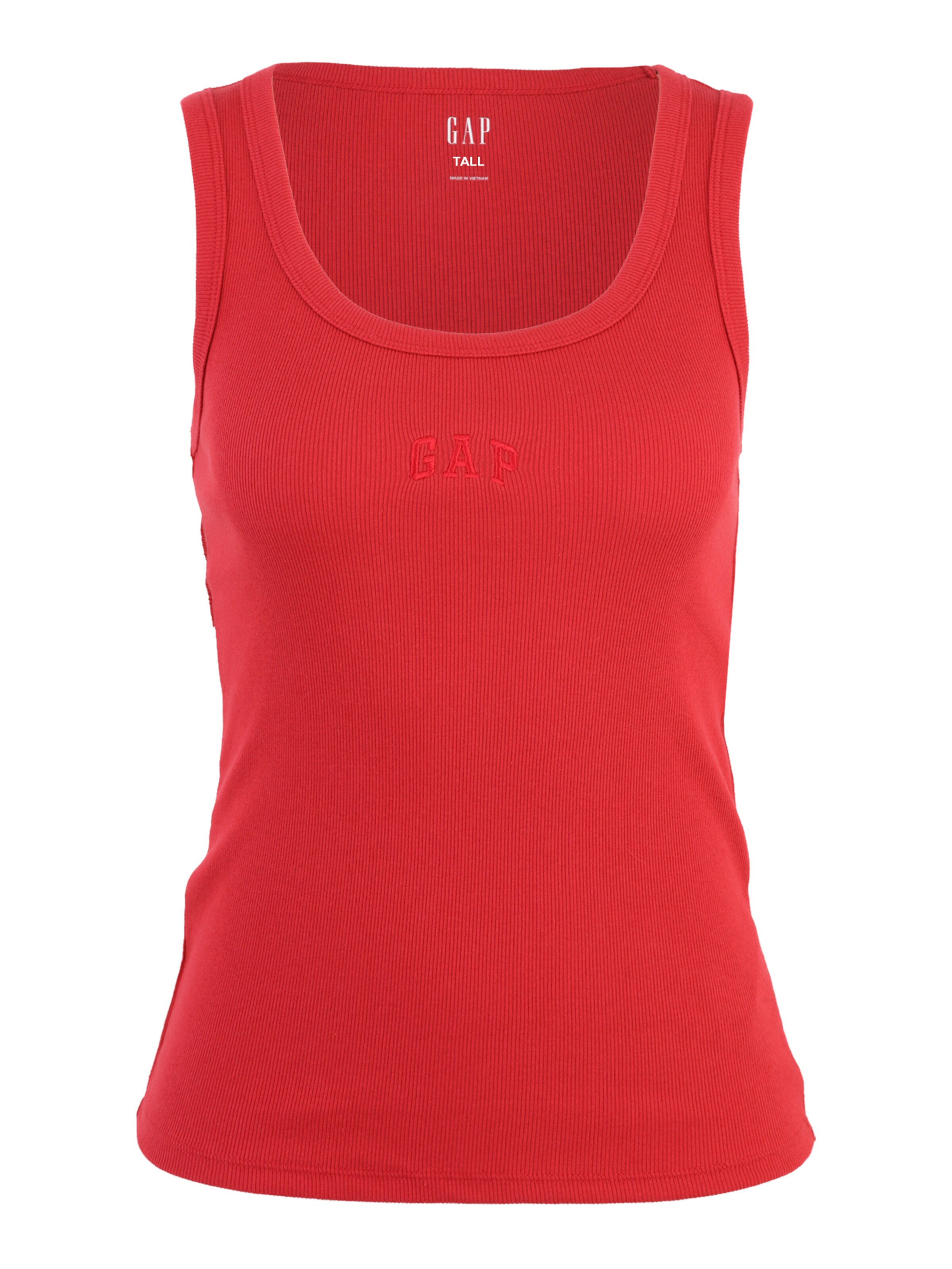 Top di Gap Tall in rosso: frontale