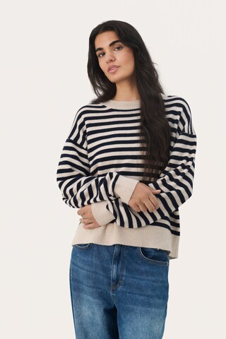 Part Two Pullover 'Maria' in Beige: Vorderseite