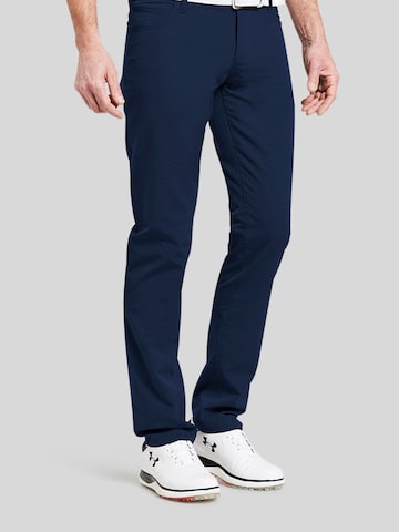 MEYER Regular Chino trousers in Blue: front