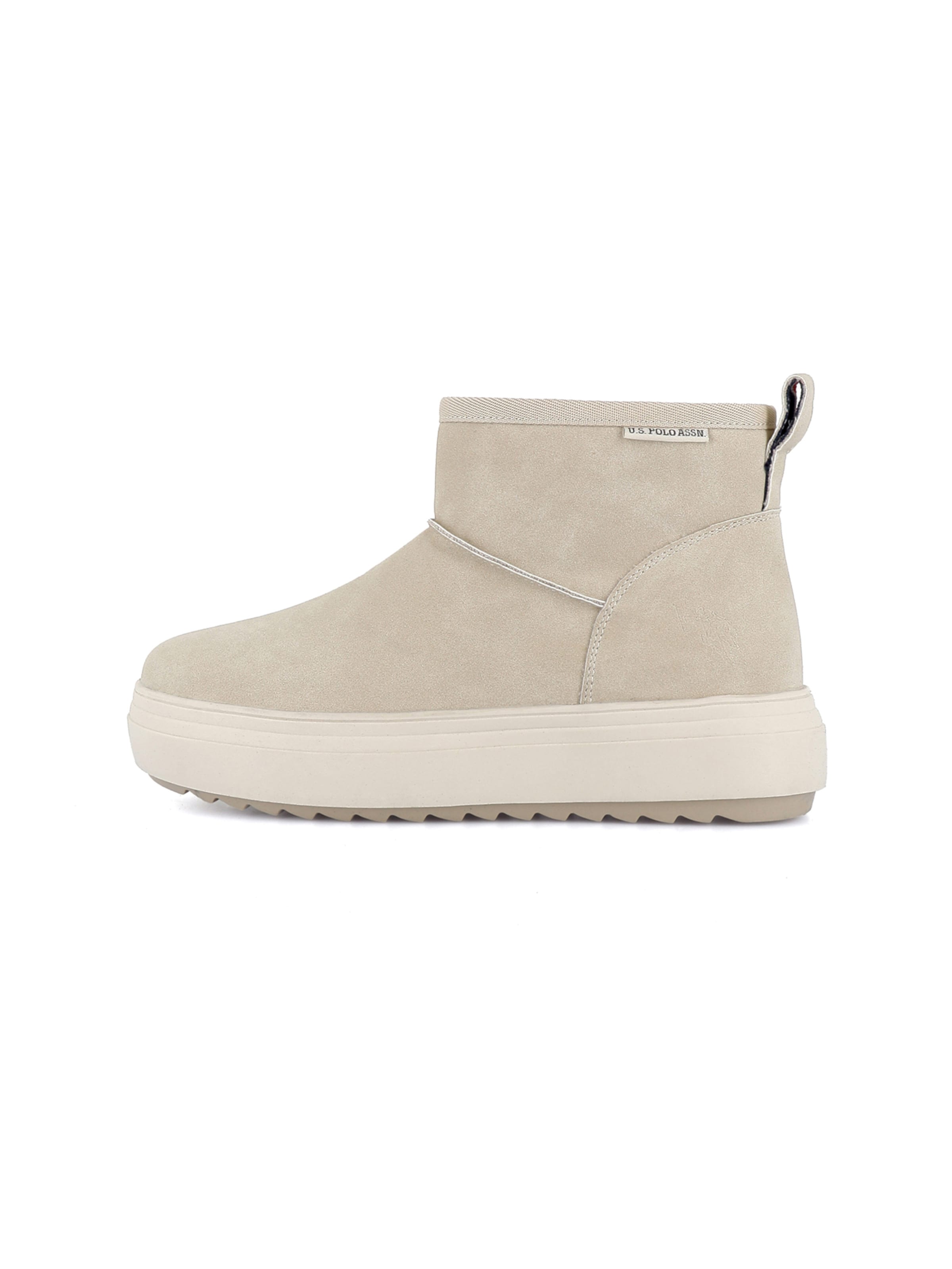 US POLO ASSN. Boots 'Icy' in Beige: front