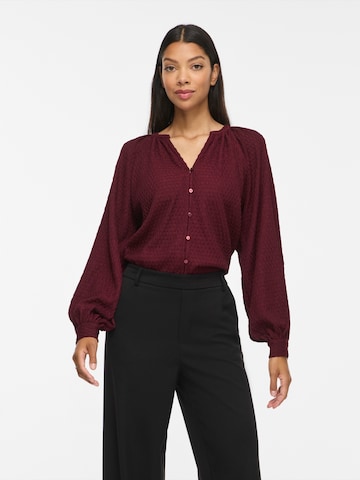 VILA Blouse in Rood: voorkant