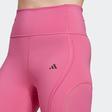 ADIDAS PERFORMANCE Skinny Παντελόνι φόρμας 'Tailored Hiit Luxe ' σε ροζ