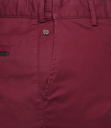 MEYER Regular Chino Pants 'Oslo' in Red