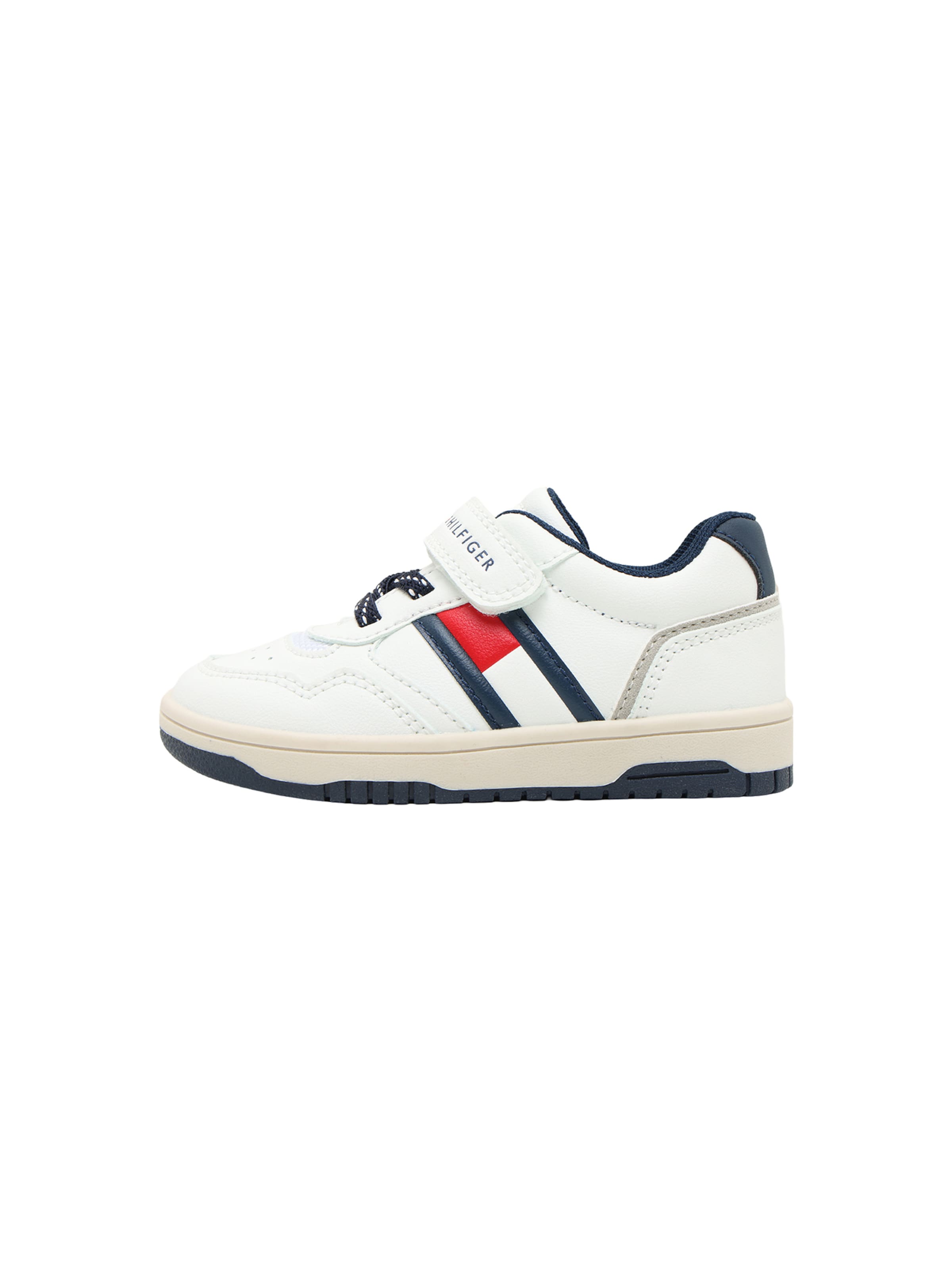 Sneaker 'GLOVER' de la TOMMY HILFIGER pe alb: față