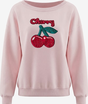 Sweat-shirt MYMO en rose : devant