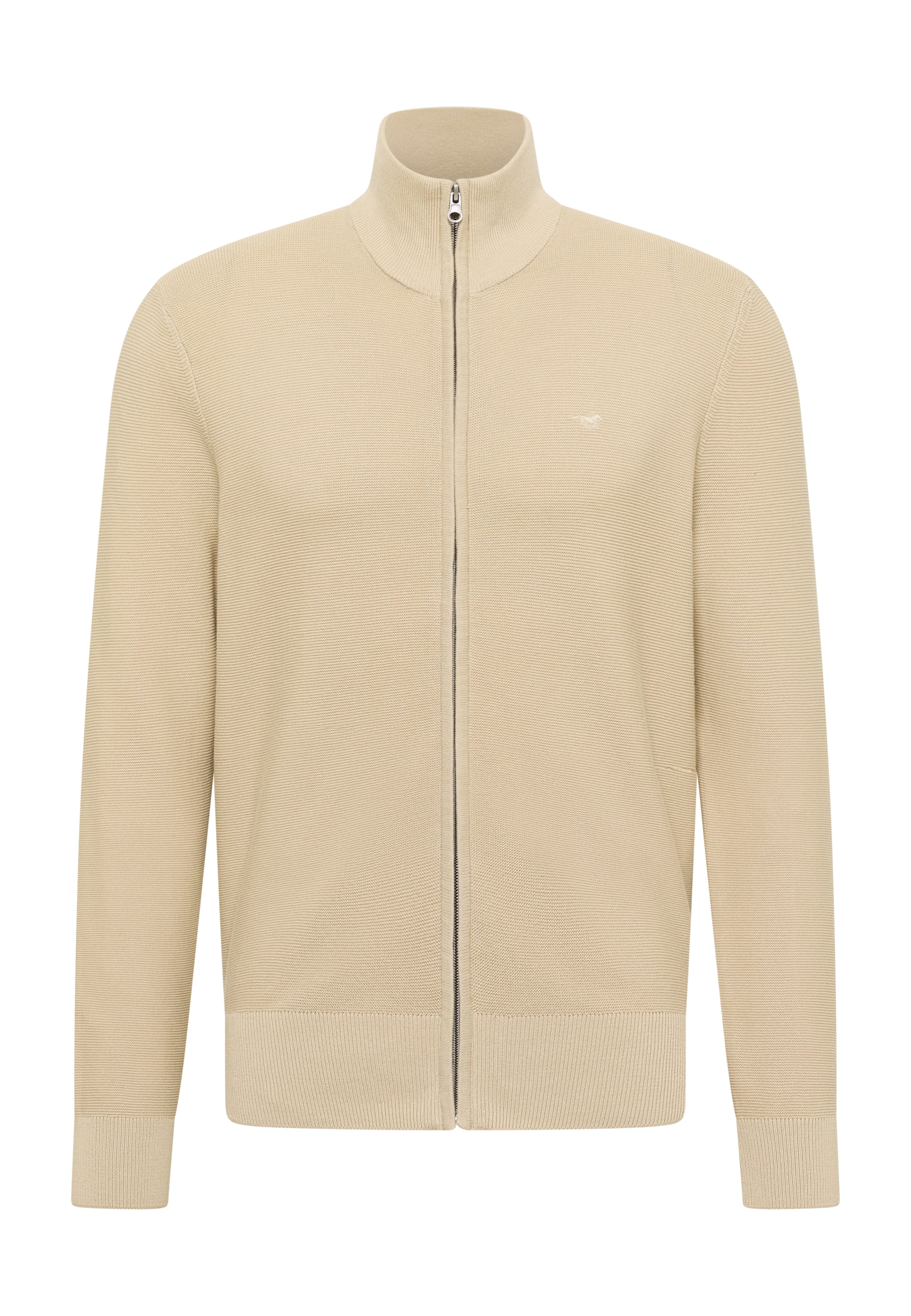 MUSTANG Strickjacke 'Escondido' in Beige: Vorderseite