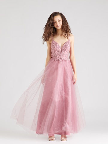 Robe de soirée Laona en rose