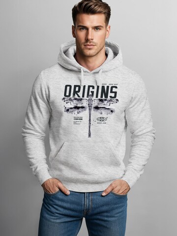 Neverless Sweatshirt 'Future Libelle' in Grey