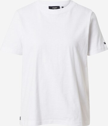 T-shirt 'Authentic' Superdry en blanc : devant