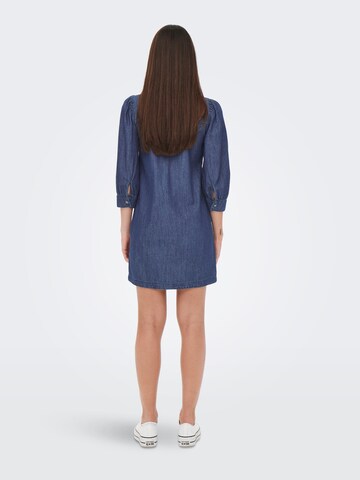 ONLY Shirt dress 'Felica' in Blue