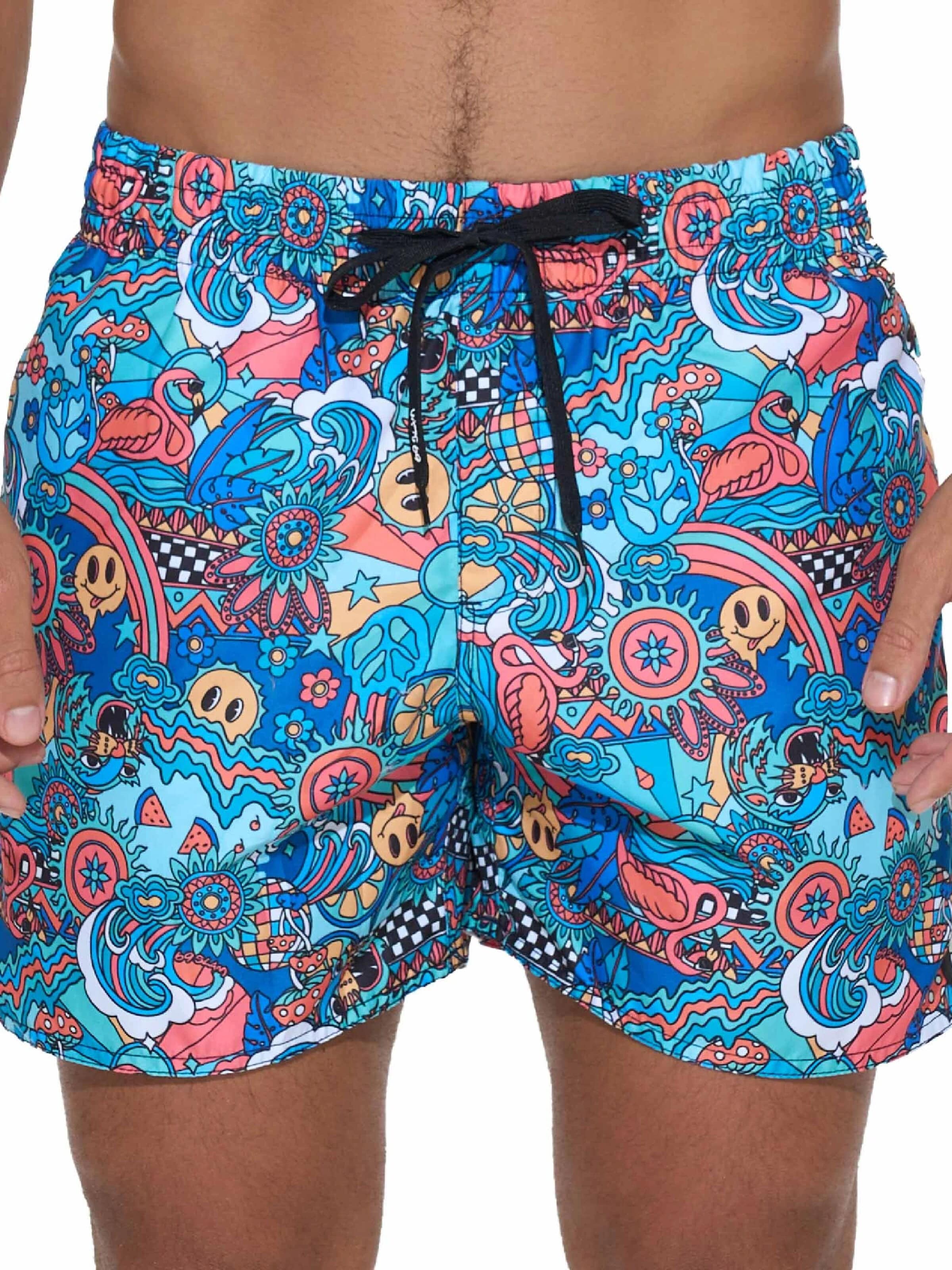 69Slam - Bermudas 'BAÑADOR SAMOA CINTURA ELÁSTICA TROPICAL LAH' en Mezcla de colores