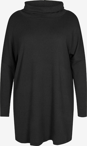 Zizzi Shirt 'LUCCA' in Black: front