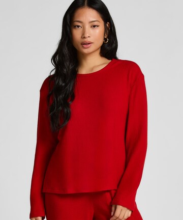 Hunkemöller Slaapshirt in Rood: voorkant