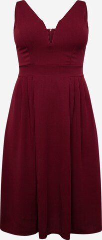 WAL G. Cocktail Dress 'KANDY' in Red: front