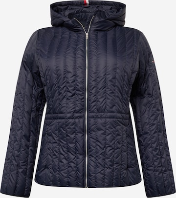 Veste mi-saison Tommy Hilfiger Curve en bleu : devant