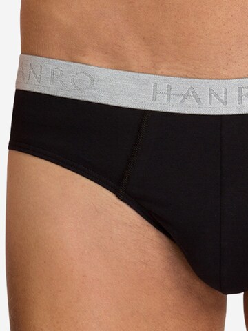 Hanro Slip 'Cotton Essentials'‌‌‌‌‌‌‌‌ in Schwarz