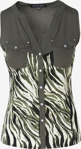KOROSHI Blouse in Green: front