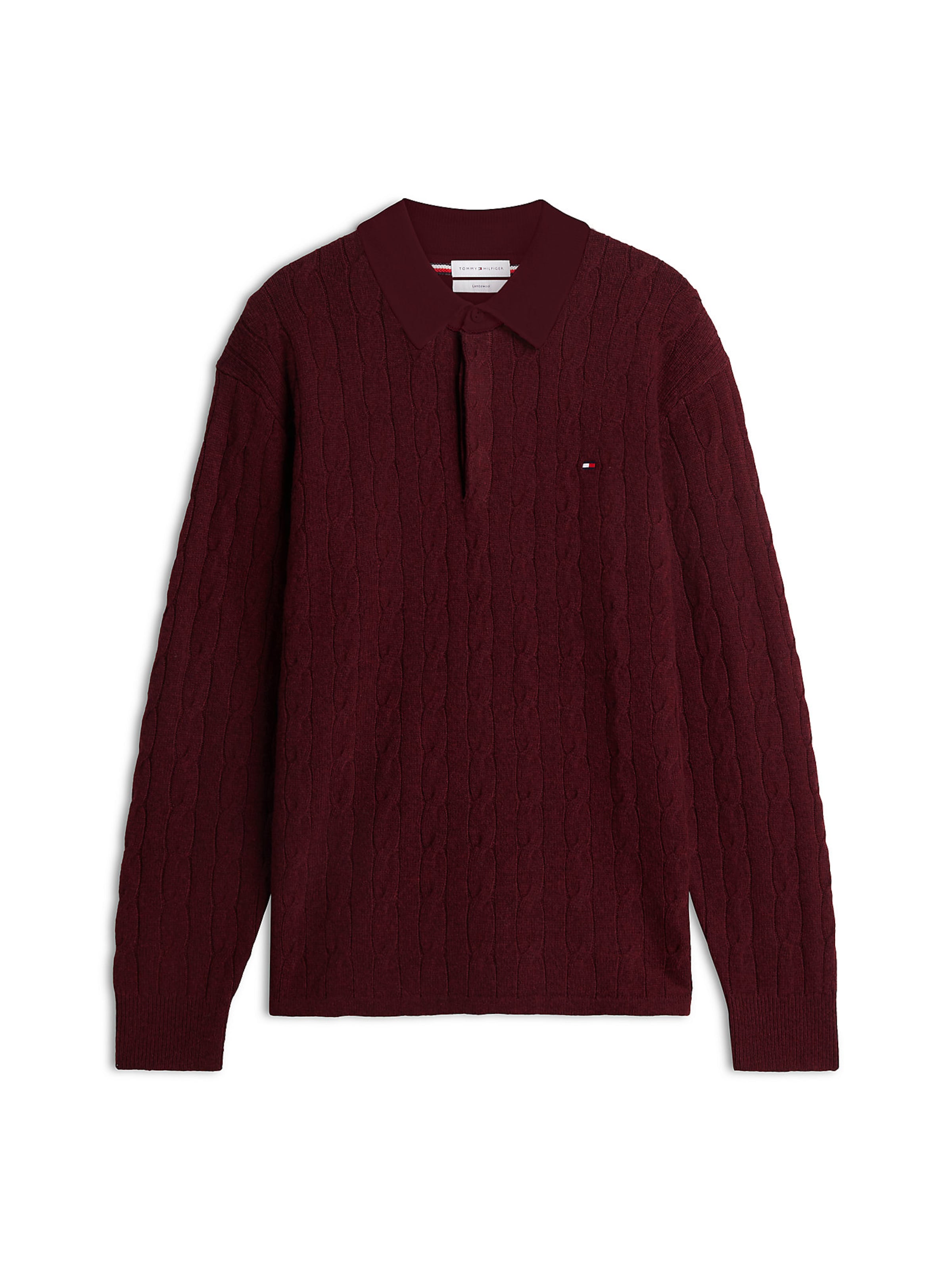 TOMMY HILFIGER Pullover in Braun: Vorderseite