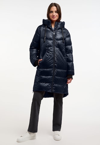 Frieda & Freddies Winter Coat in Blue: front