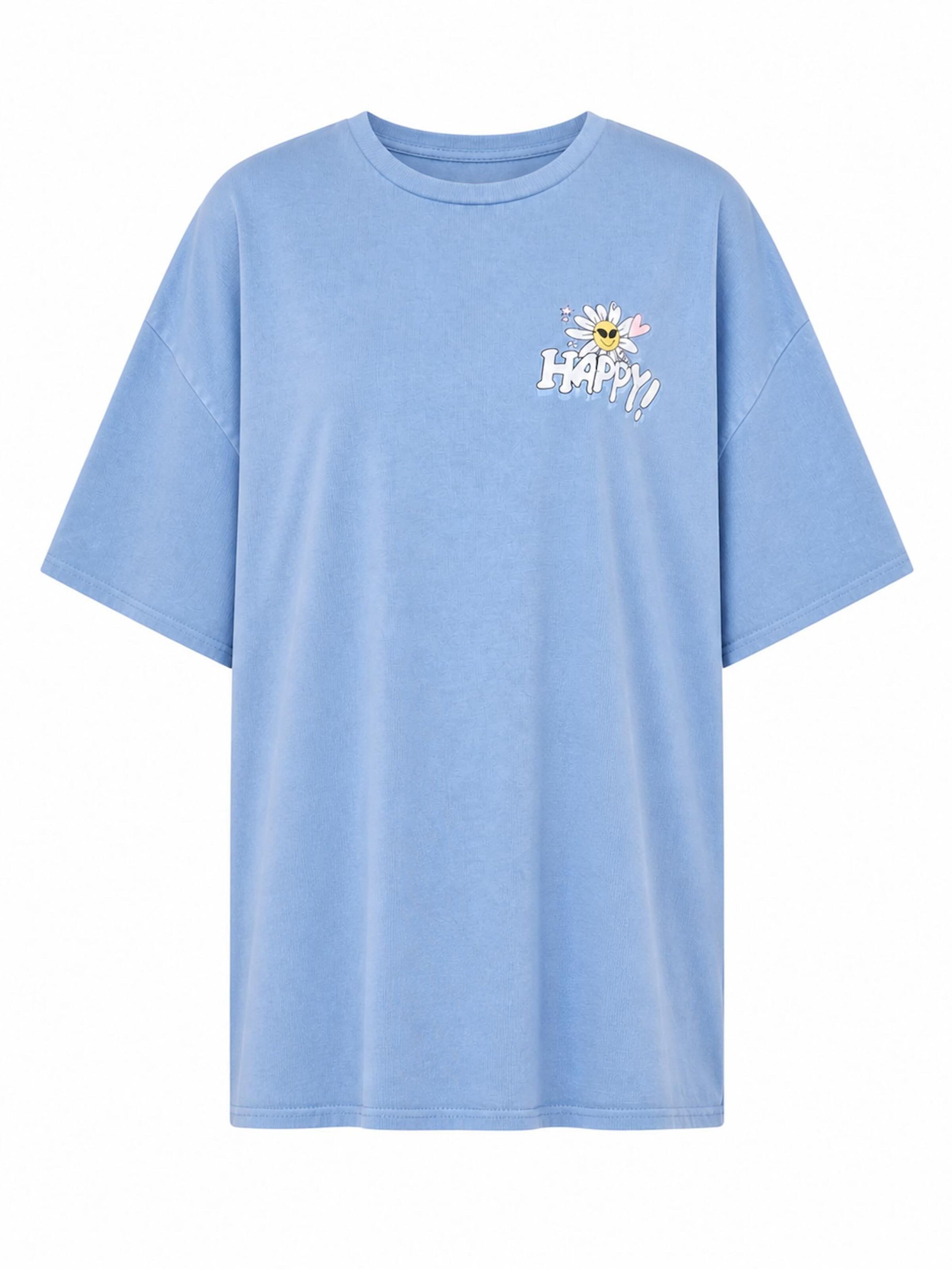 Worldclassca Oversizeshirt‌‌‌‌‌‌‌‌‌‌ in S-L in pastellblau, Produktansicht