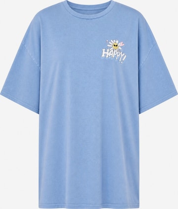 Worldclassca Oversizeshirt in Blau: Vorderseite