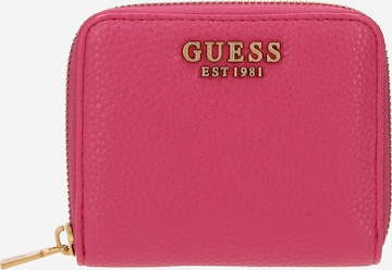 Porte-monnaies 'LARYN' GUESS en rose : devant