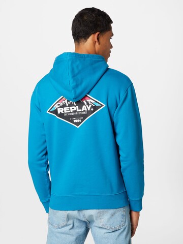 REPLAY Sweatshirt in Blau