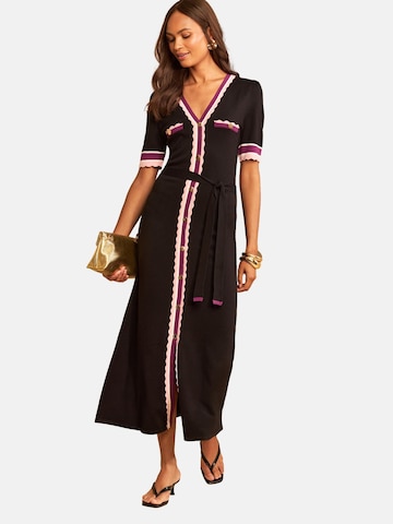 love & roses Kleid in Schwarz: Vorderseite