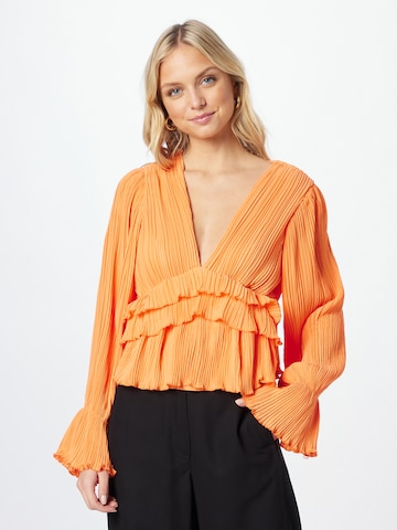 Nasty Gal Blouse in Oranje: voorkant