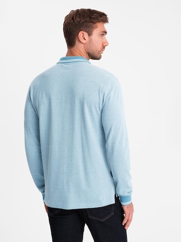 T-Shirt 'OM-POLS-0129' Ombre en bleu