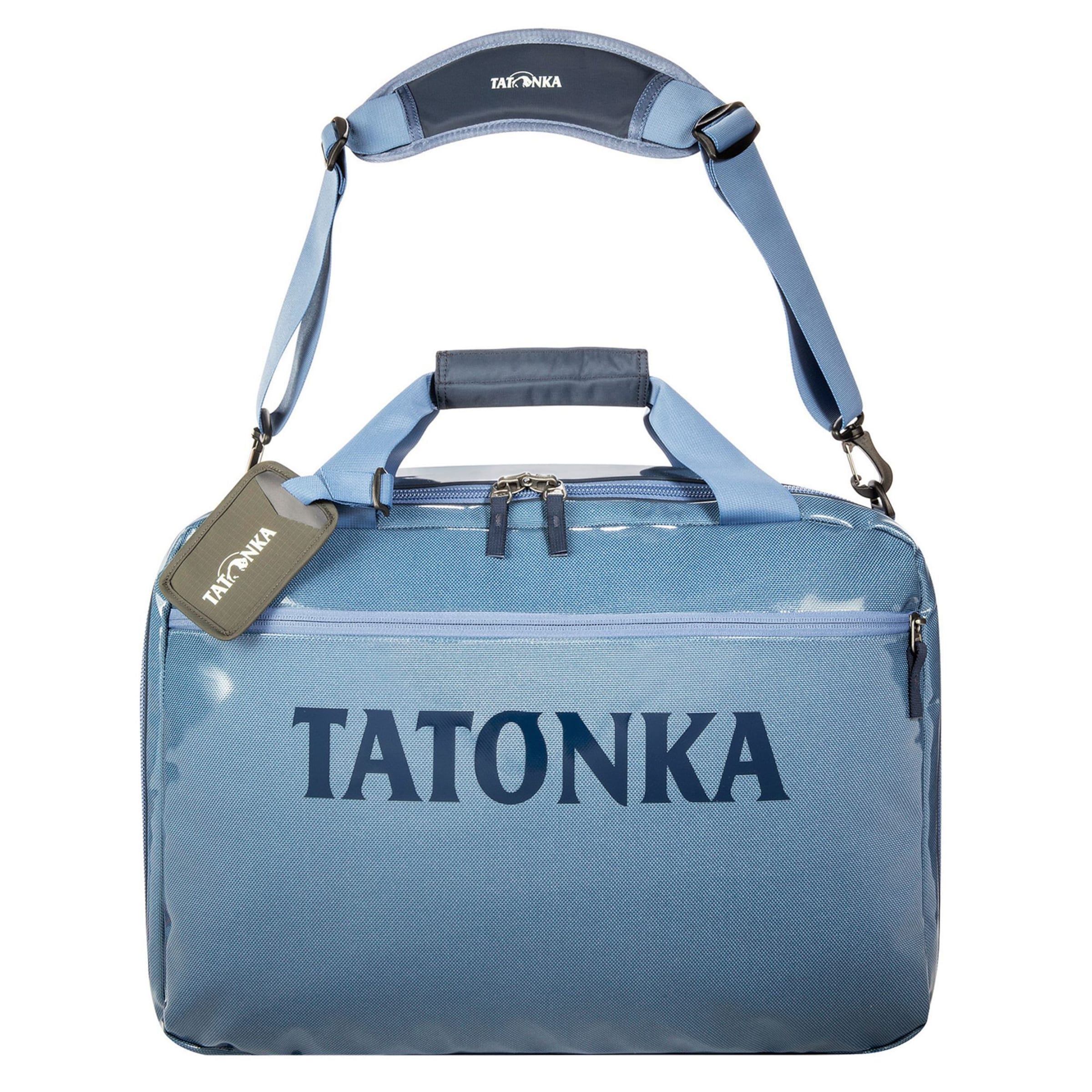 TATONKA Weekendtas 'Flight Barrel' in Blauw: voorkant