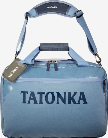 TATONKA Weekendtas 'Flight Barrel' in Blauw: voorkant