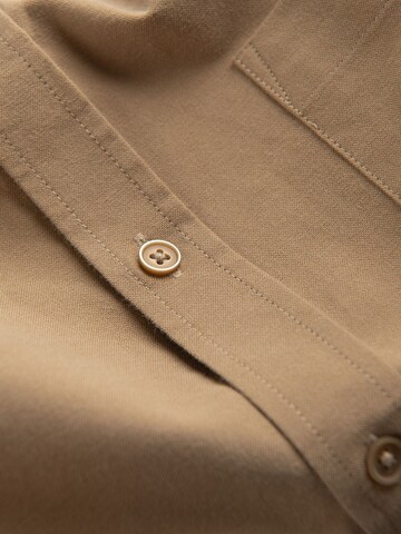 Coupe regular Chemise 'OM-SHOS-0153' Ombre en marron