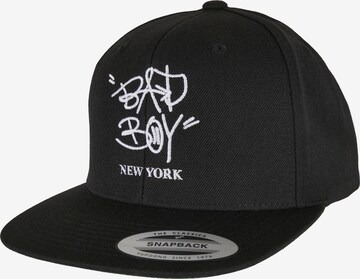 Mister Tee Cap 'Bad Boy New York' in Black: front