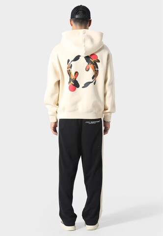 Felpa 'Koi' di Irasuto Studios in beige