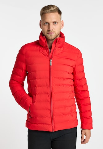 MOZimska jakna - crvena boja: prednji dio
