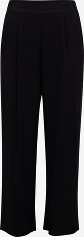 Orsay Wide leg Pleat-Front Pants in Black: front