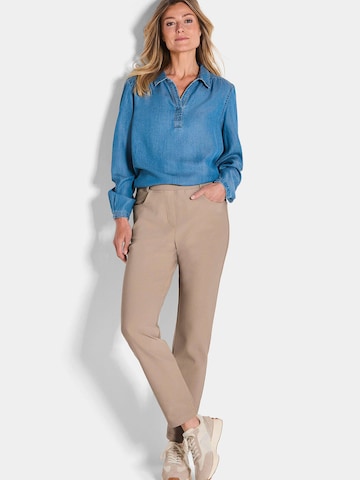 Regular Pantalon 'Louisa' Goldner en beige