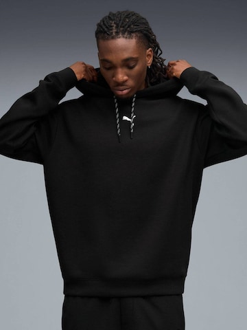 PUMA - Sudadera con cremallera 'Puma M Cloudspun Hoodie' en negro: frente