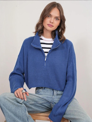 Pullover 'Pullover' di MixRay in blu: frontale