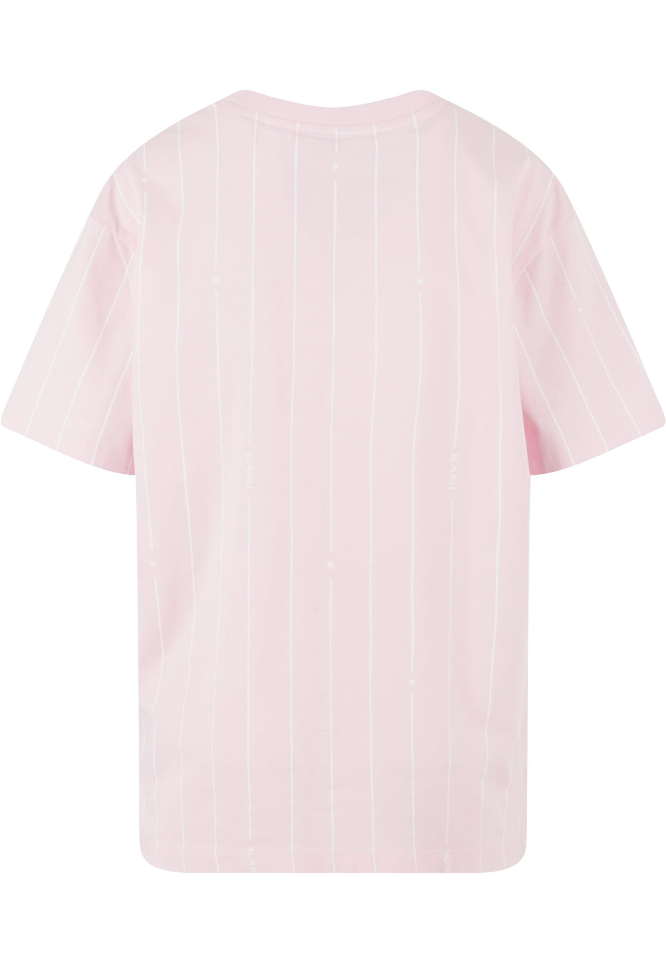 T-shirt 'Signature Pinstripe Os' Karl Kani en rose
