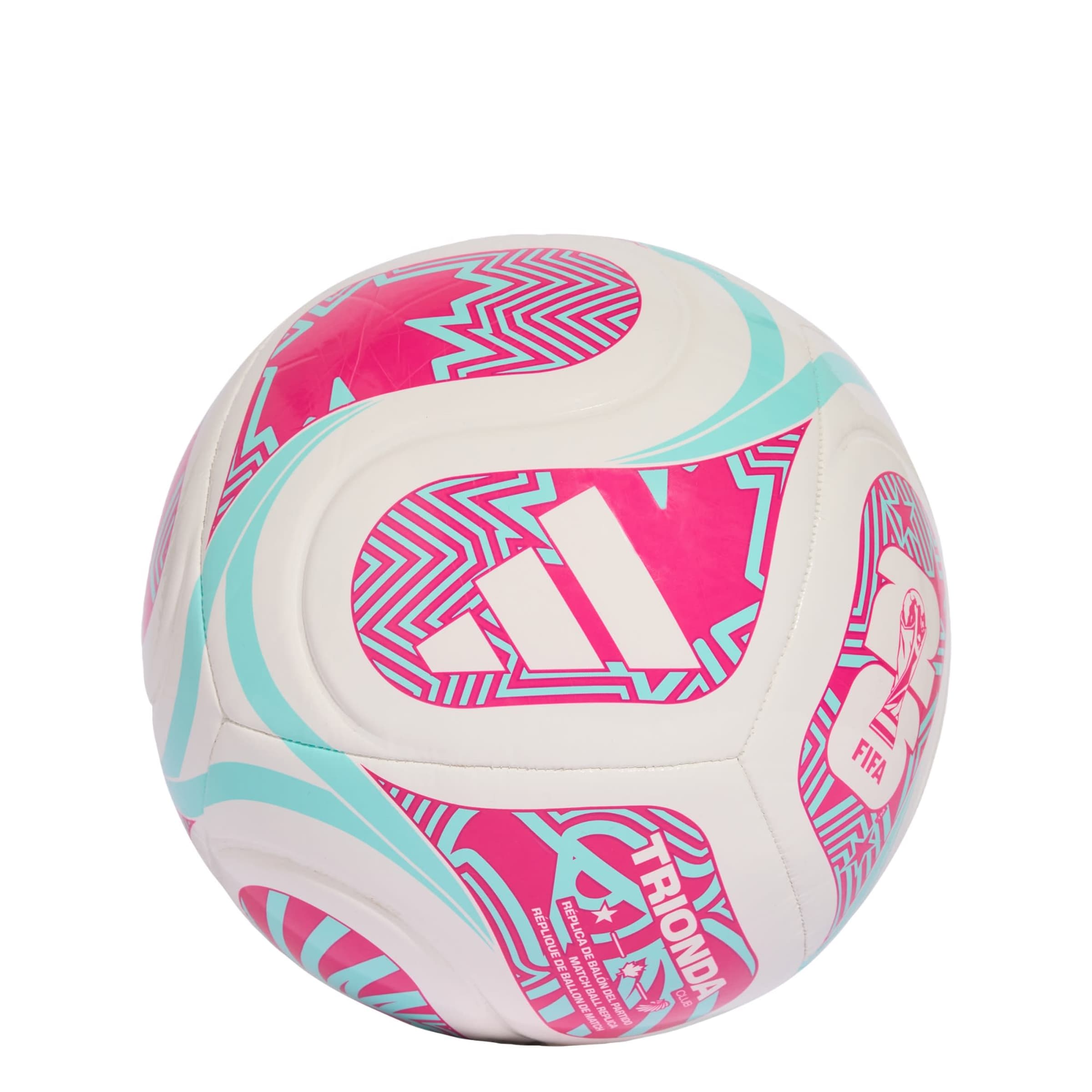 Pallone 'FIFA Fussball-Weltmeisterschaft™ Trionda Club' di ADIDAS PERFORMANCE in bianco: frontale