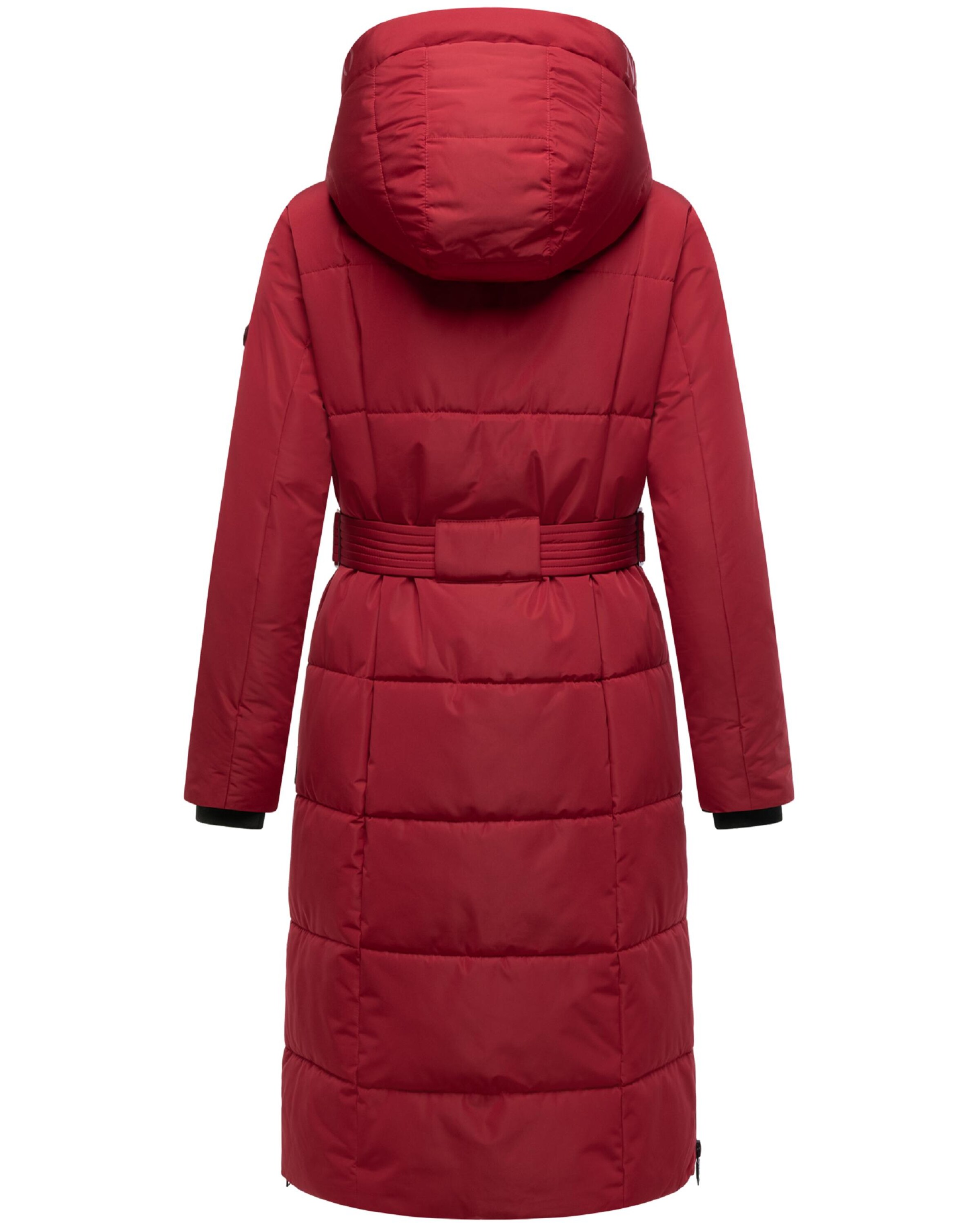NAVAHOO Płaszcz zimowy 'Herbstnebel 14' w kolorze czerwony