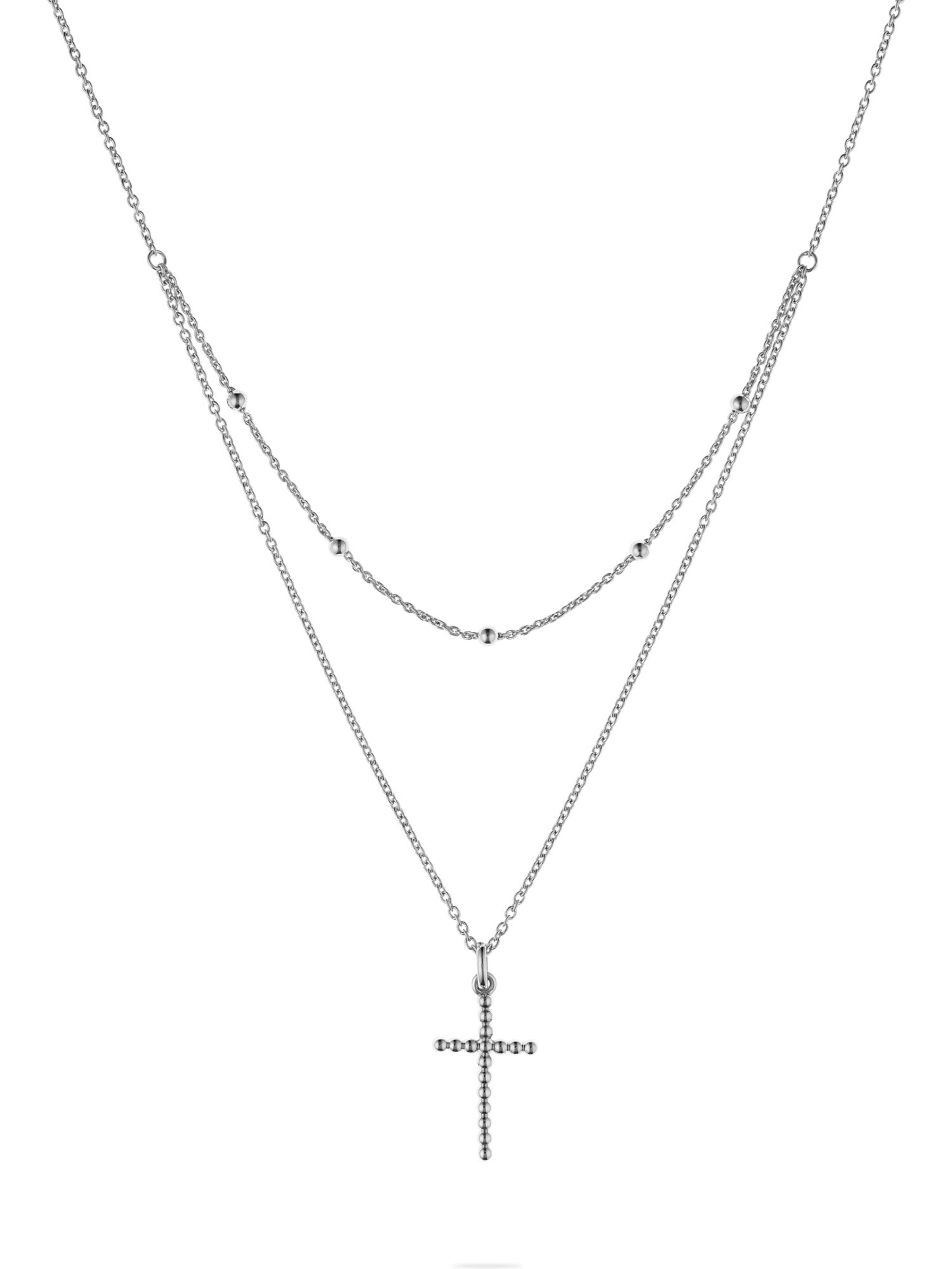 CHRIST Necklace in Silver: front