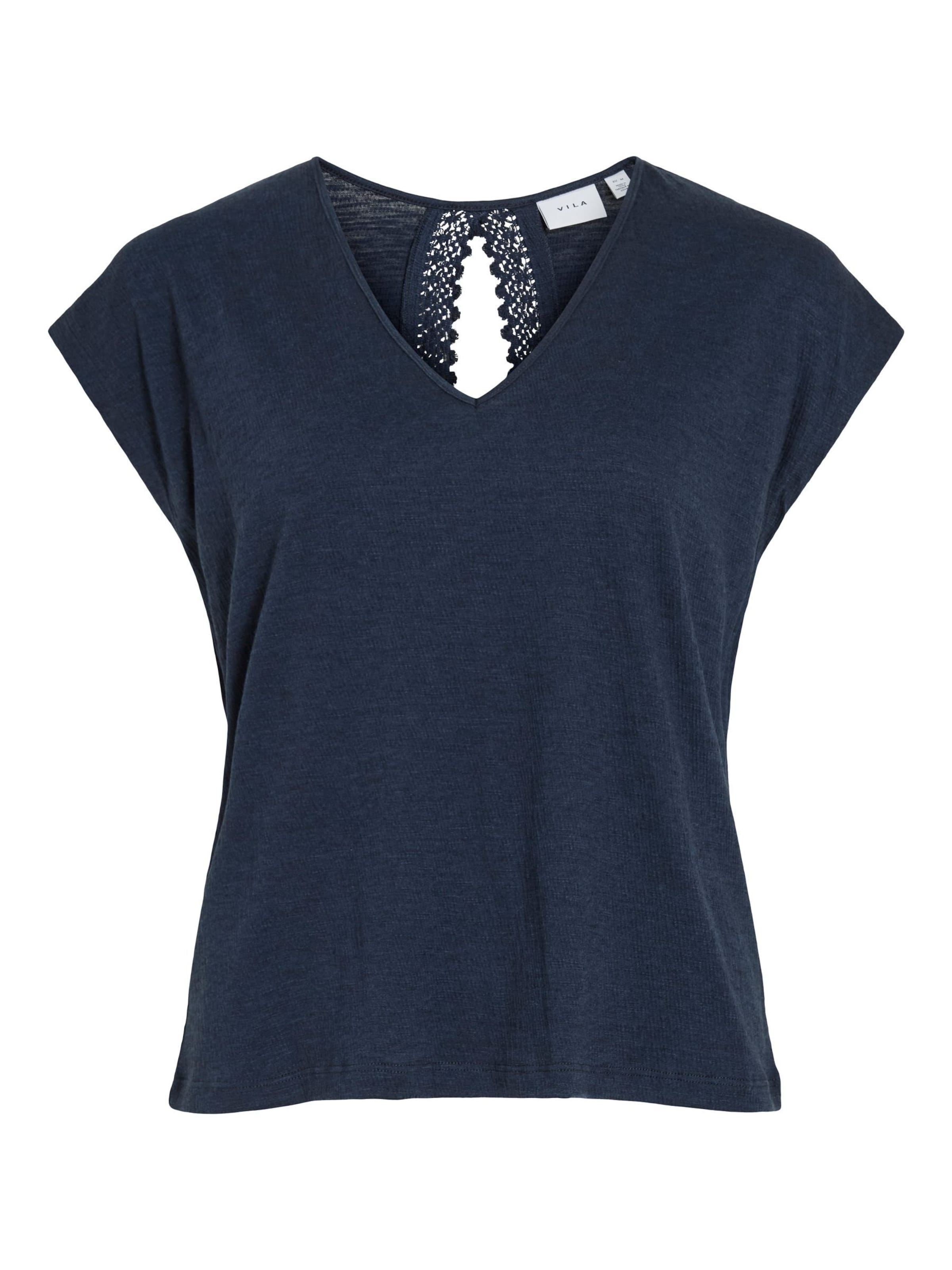 VILA Shirt 'VISyma' in Blauw: voorkant