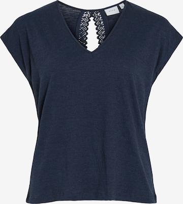 VILA Shirt 'VISyma' in Blauw: voorkant