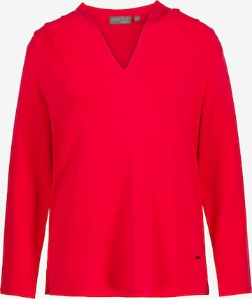 Ulla Popken Shirt in Rood: voorkant