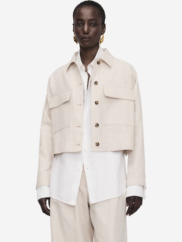 Adolfo Dominguez Přechodná bunda – béžová: přední strana